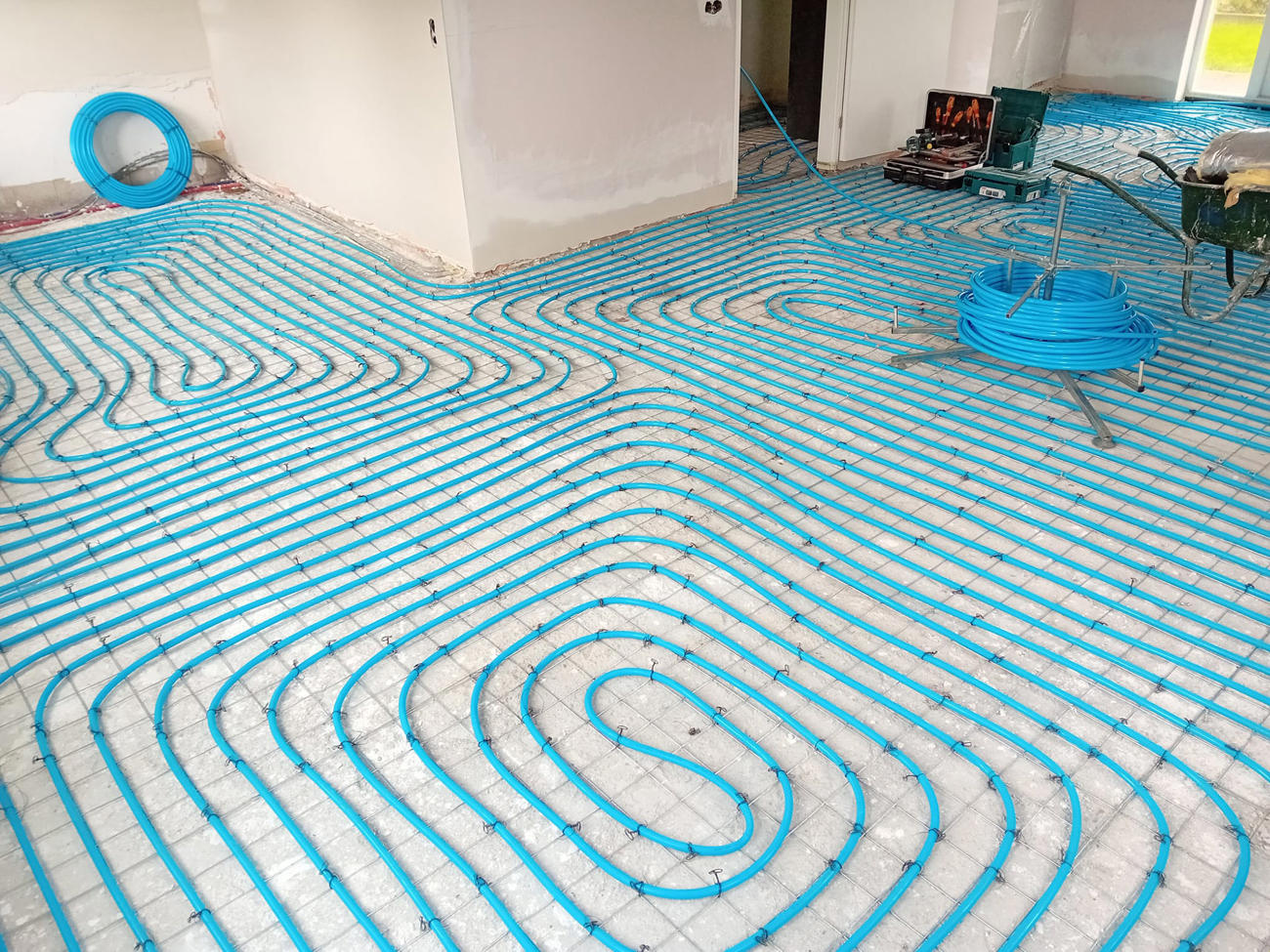 Vloerverwarming op CV