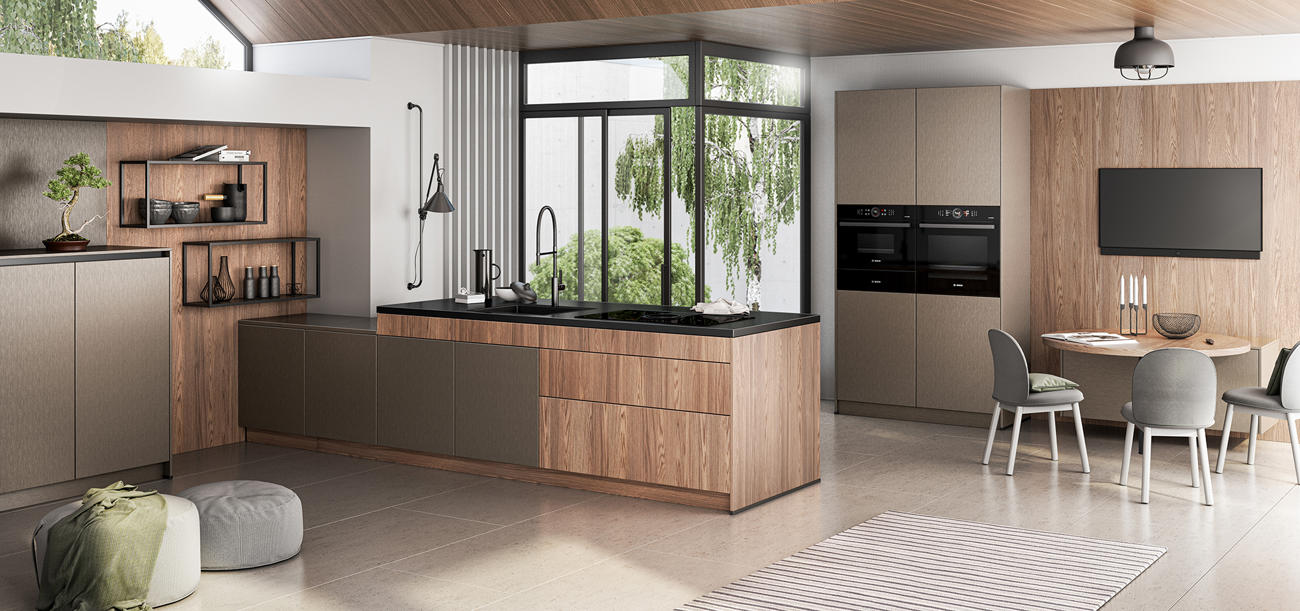 S44 ANCONA Eiche Italia INOX Bronze Brushed 929