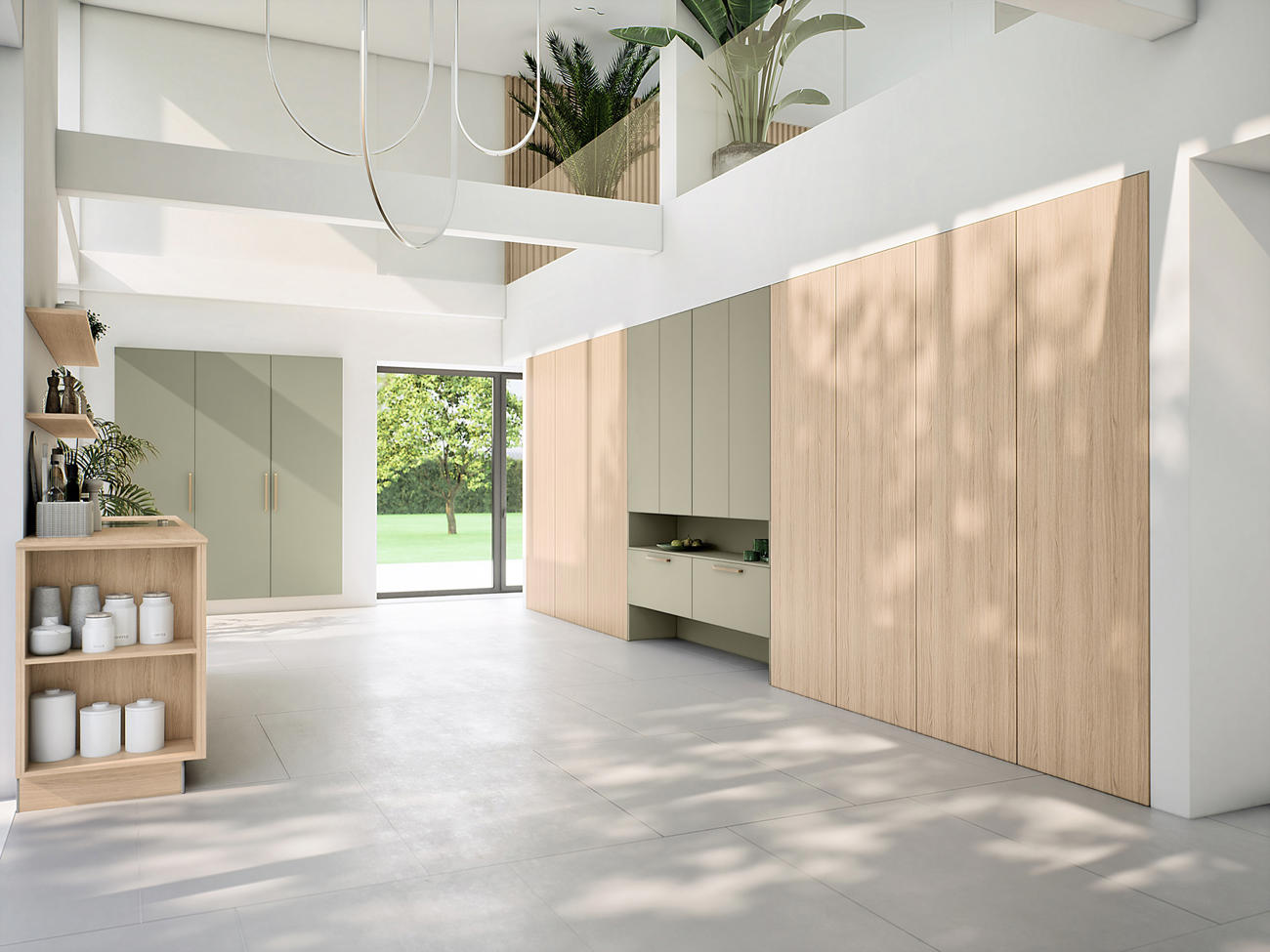 Trendkitchen 1 SMART V Scandinavian ONE Sage 01