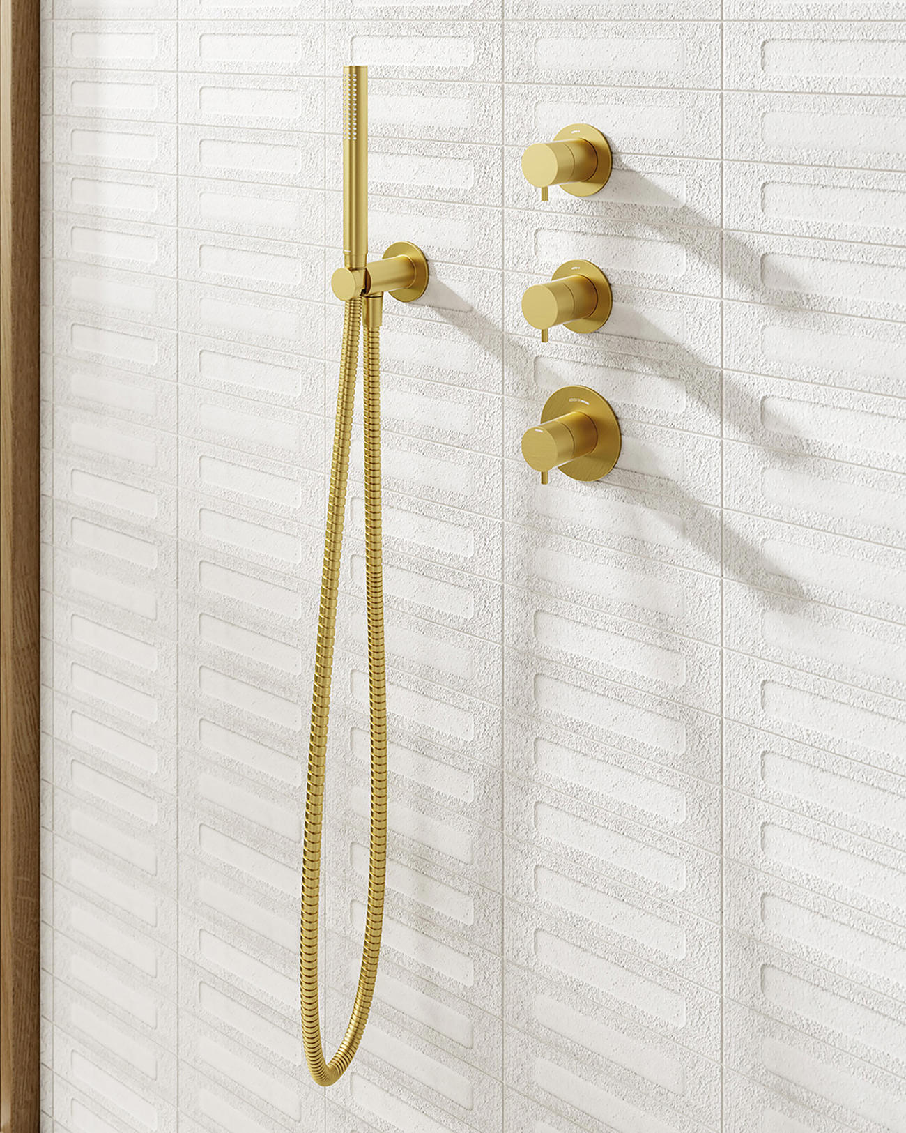 5704579 Silhouet HS1 Concealed Kit Outer Parts Miljo Brushed Brass