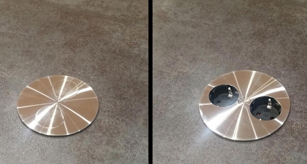 Ideeën om stopcontacten weg te werken in de keuken