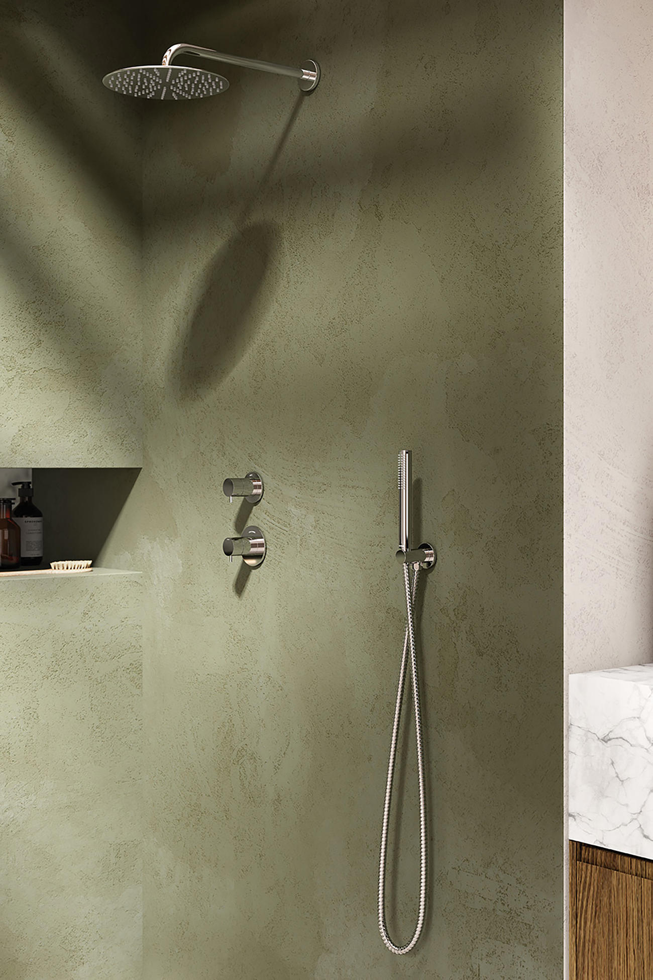 5704900 Silhouet DS1 Concealed Kit Outer Parts Miljo Chrome