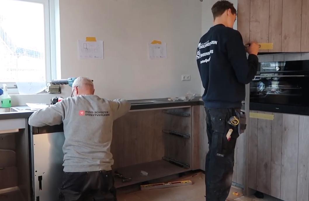 Keukenverbouwing in beeld