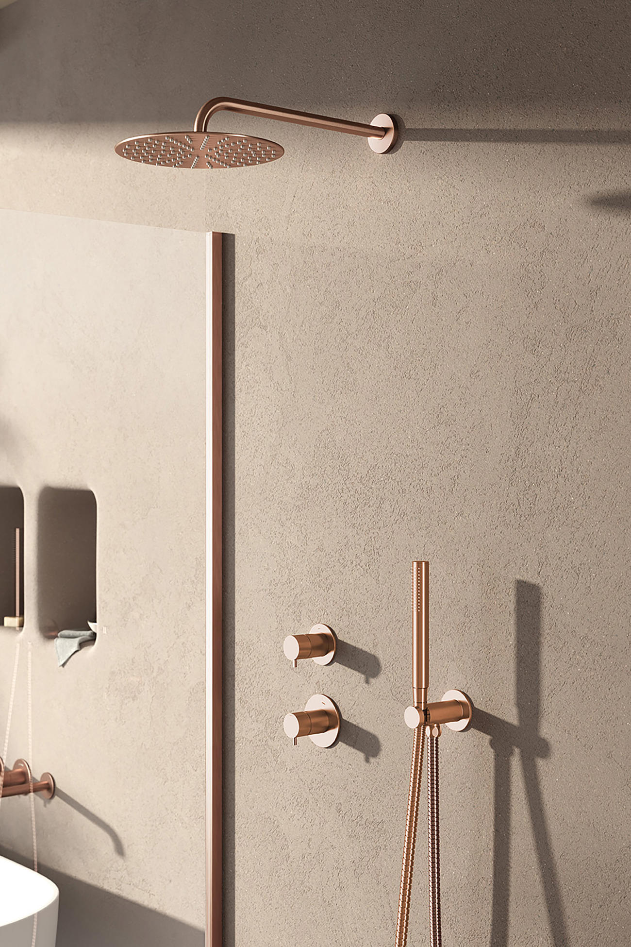 5704987 Silhouet DS1 Concealed Kit Miljo Brushed Copper (1)